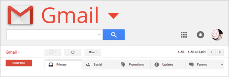 A gmail cover image.