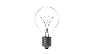 Lightbulb idea concept