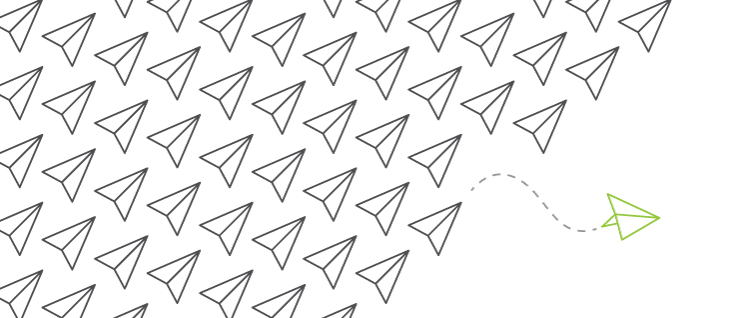 How to Create Meaningful Content | Content Strategy | Be different | Paper planes | Everlytic