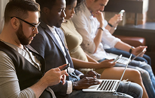 How to Build Your Email Database | Blog post | Everlytic | Effective Email Campaign | Blog feature image | People sitting in a row