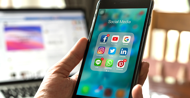 POPIA Q&A: Harvesting Data from the Internet & Social Media | Harvesting Data | Cell phone showing social media apps