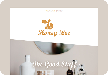 ready to use template in email marketing software