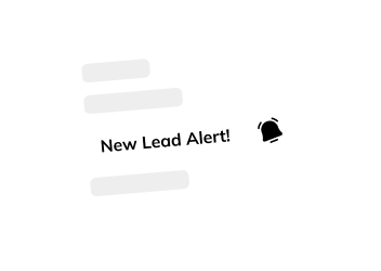collect leads real time notifications no bg
