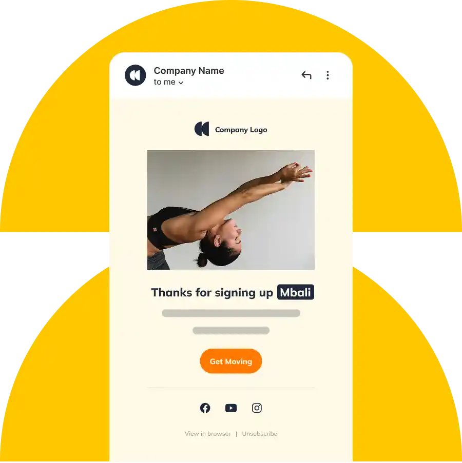 graphic illustrating digital marketing and a bulk email messaging platform