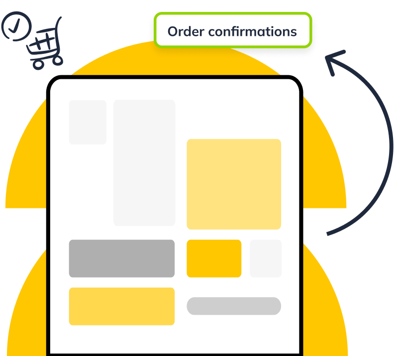 A workflow automation graphic.